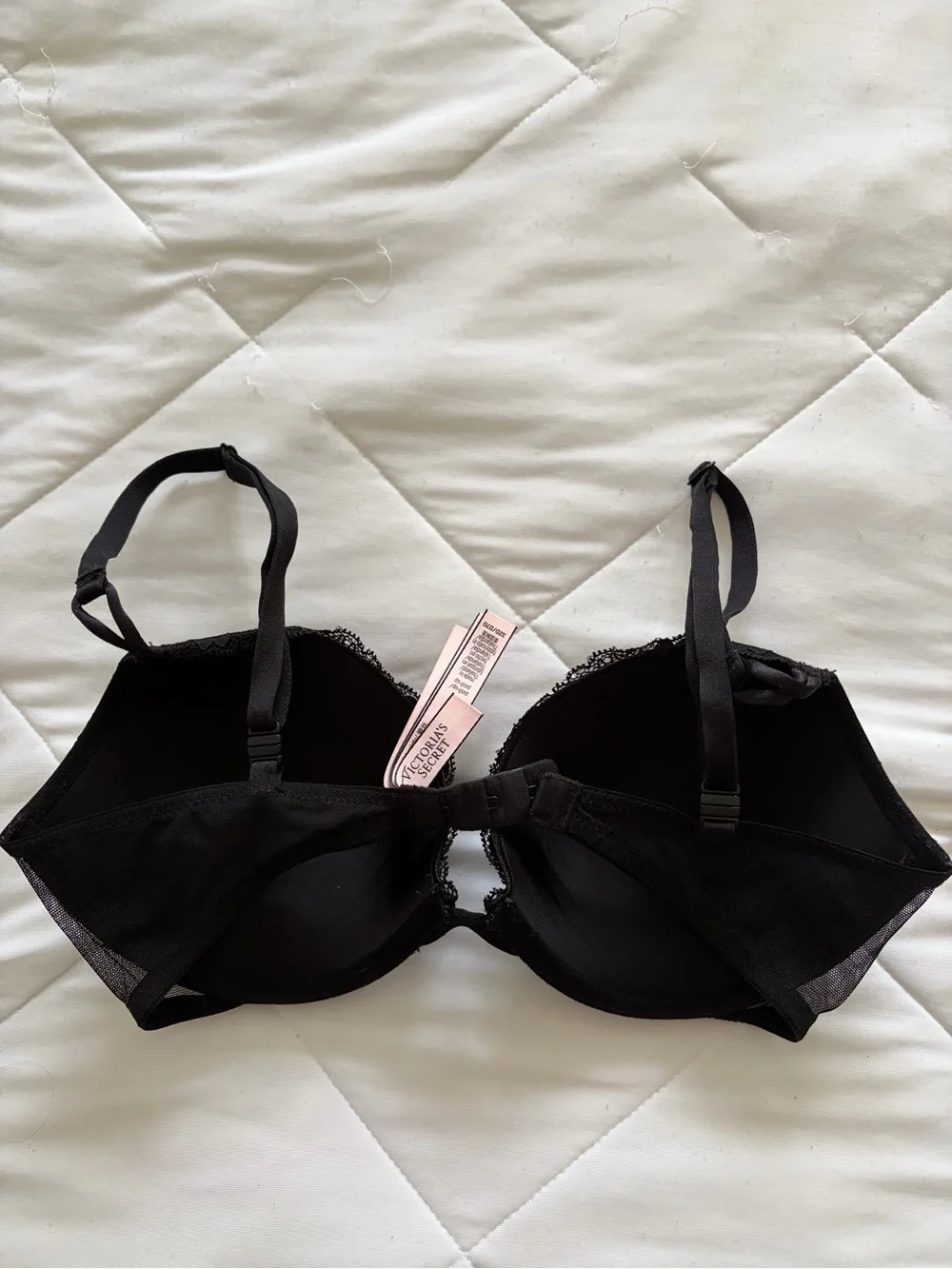 Victoria's Secret Black Lace Padded Underwire Bra